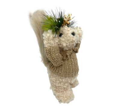 ECUREUIL DEBOUT AVEC BRANCHE