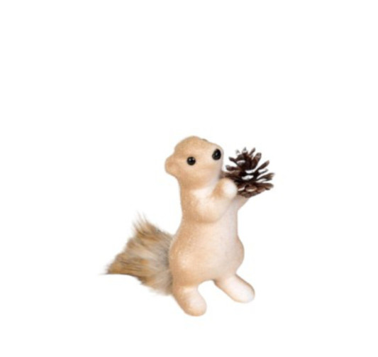 ECUREUIL DEBOUT AVEC POMME