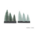 SAPINS X3PIECES SUR SOCLE