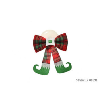 NOEUD DECORATIF H.30CM