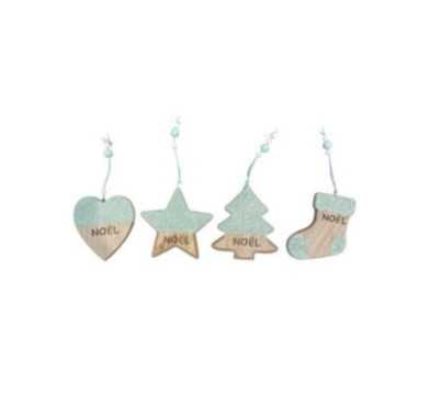 SUSPENSION DE NOEL EN BOIS