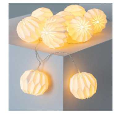 GUIRLANDE ORIGAMI 10 LED 1.65M