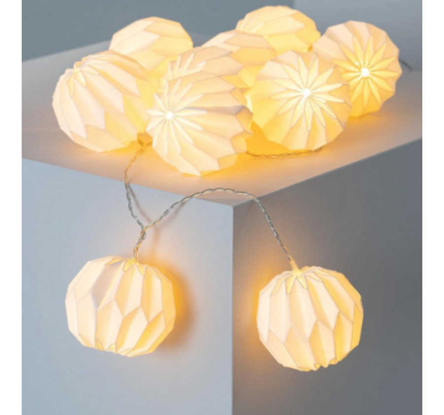 GUIRLANDE ORIGAMI 10 LED 1.65M