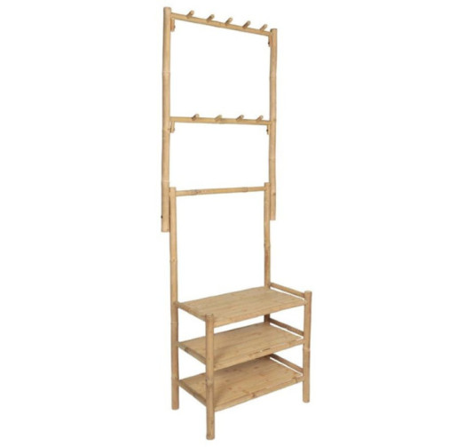 MEUBLE PORTE MANTEAU BAMBOU
