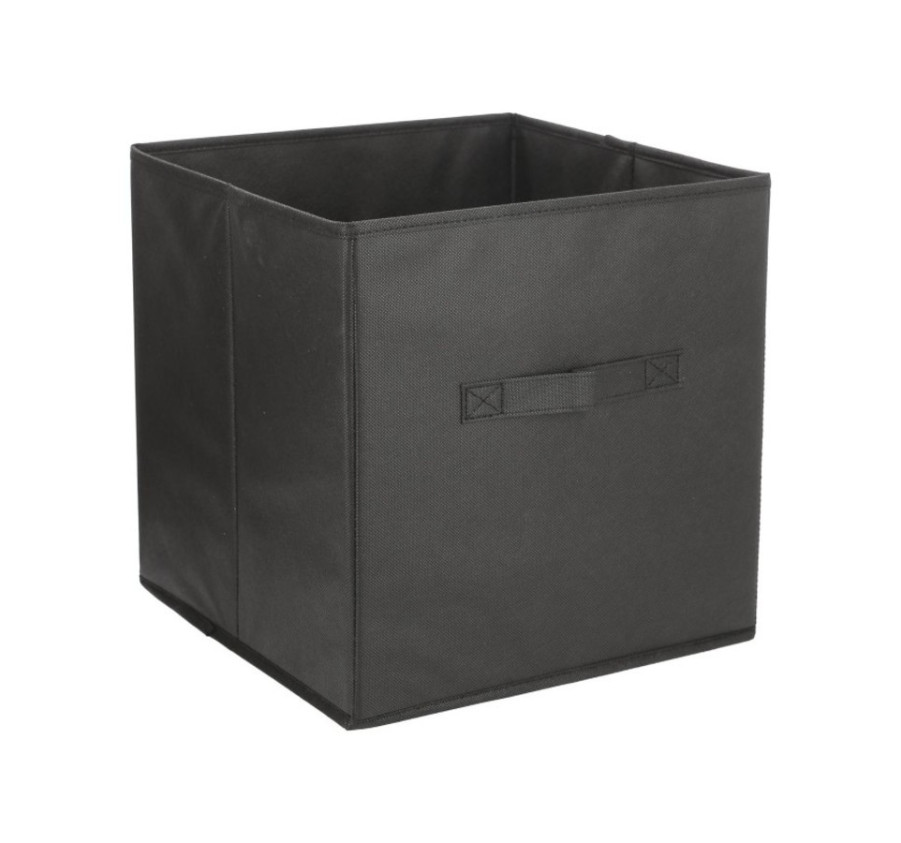 BAC DE RANGEMENT TISSU NOIR