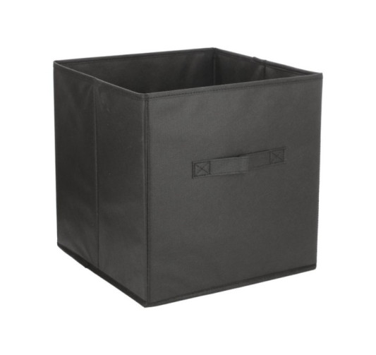 BAC DE RANGEMENT TISSU NOIR