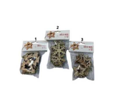 DECORATION EN BOIS X12