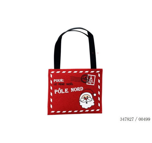 SAC DE NOEL ROUGE LETTRE POUR