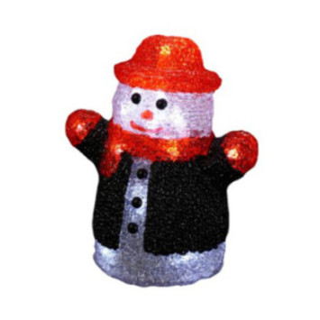 BONHOMME NEIGE 16 LED 15CM