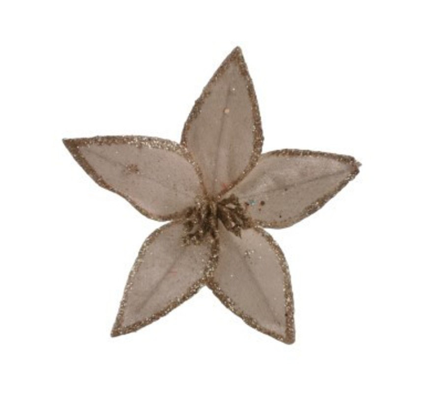 SUJET DE NOEL "POINSETTIA"