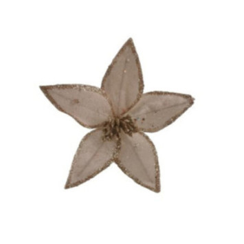 SUJET DE NOEL "POINSETTIA"