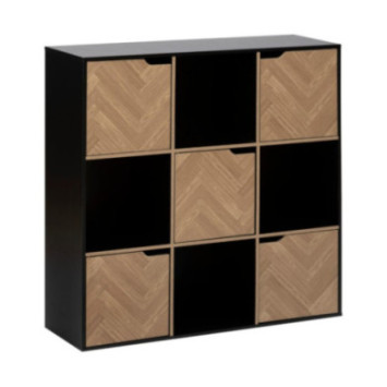 ETAGERE CHEVRONS 6 CASES