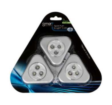 LOT DE 3 SPOTS LED MANUEL