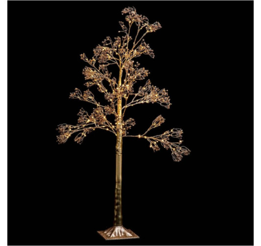 ARBRE LUMINEUX INT OR 120CM