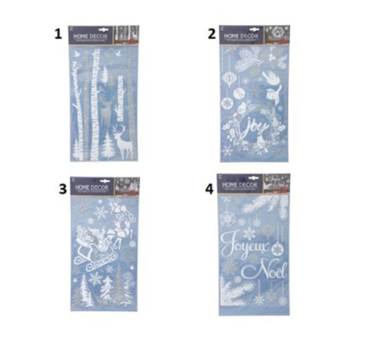 DECO DE VITRE BLANC IMPRIMEE