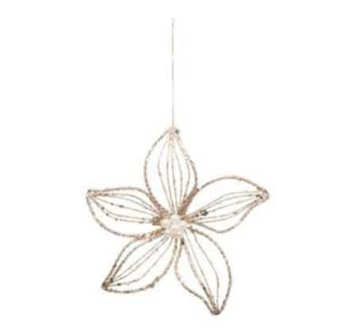 SUJET FLEUR EN METAL