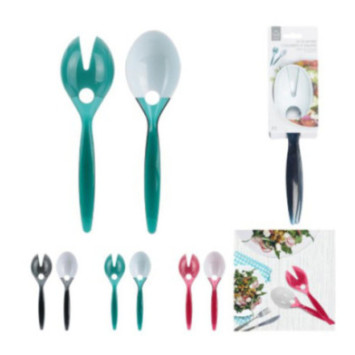 COUVERTS A SALADE BICOLORE