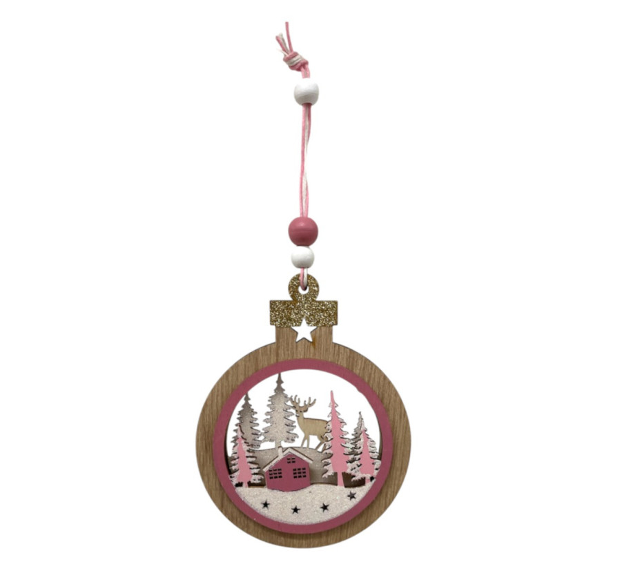 SUSPENSION BOULE AVEC PAYSAGE