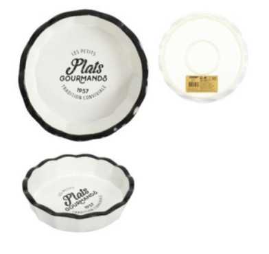 PLAT EN CERAMIQUE ROND