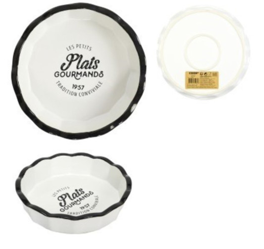 PLAT EN CERAMIQUE ROND