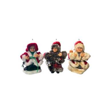 SUJET DE NOEL MERE NOEL 13CM