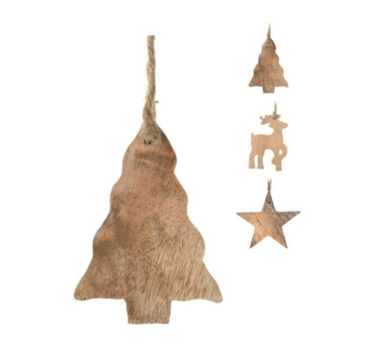 ORNEMENT DE NOEL EN BOIS