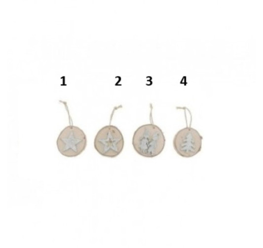 RONDIN DE BOIS AVEC ETOILE