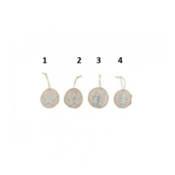 RONDIN DE BOIS AVEC ETOILE