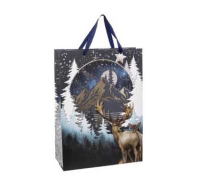 SAC CADEAU DE NOEL CERF DANS