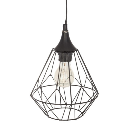 SUSPENSION METAL FIL NOIR