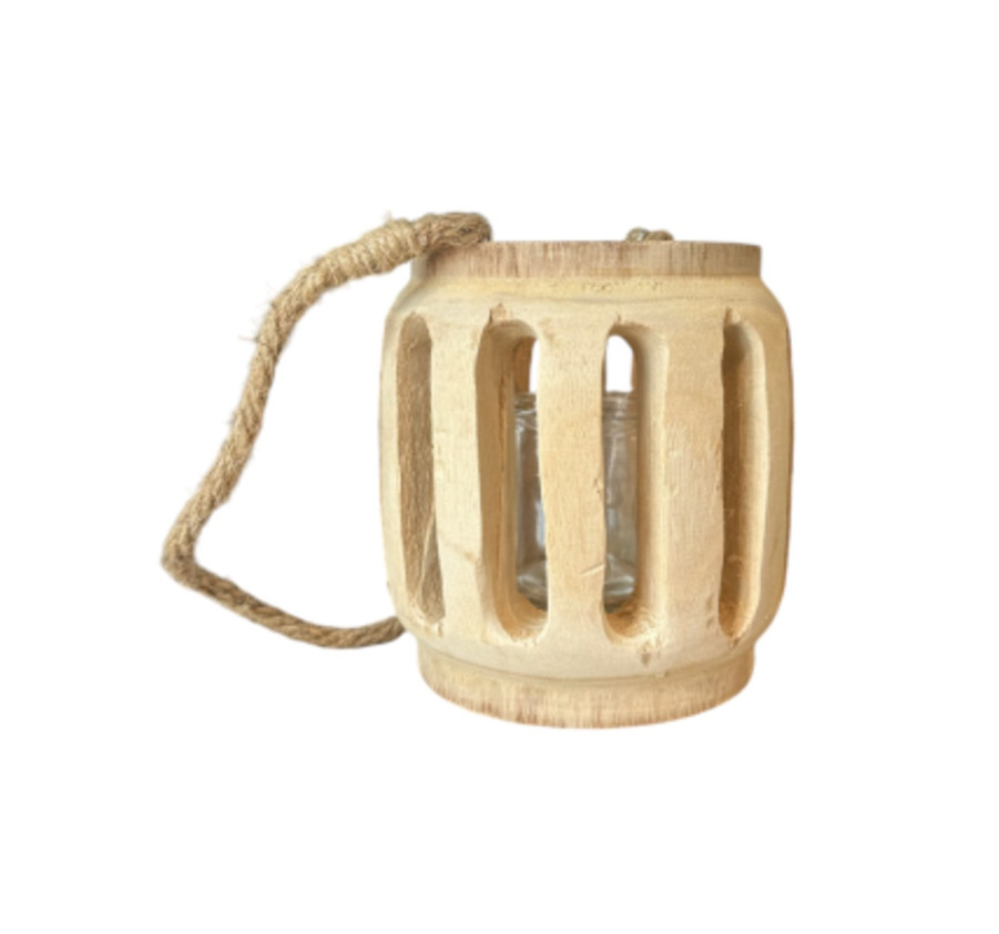 LANTERNE EN BOIS DE PAULOWNIA