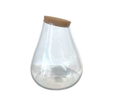 VASE PAGODA EN VERRE AVEC