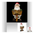 PERE NOEL LED EN CERAMIQUE