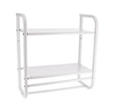 ETAGERE MURALE METAL BLANC