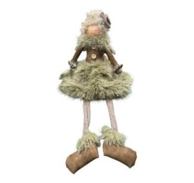 FILLE ANGE ASSISE AVEC ETOILE