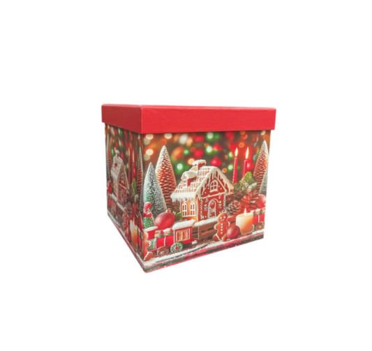 BOITE CADEAU CARREE NOEL