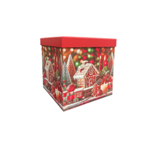 BOITE CADEAU CARREE NOEL