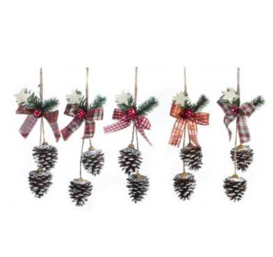 SUSPENSION POMMES DE PIN AVEC