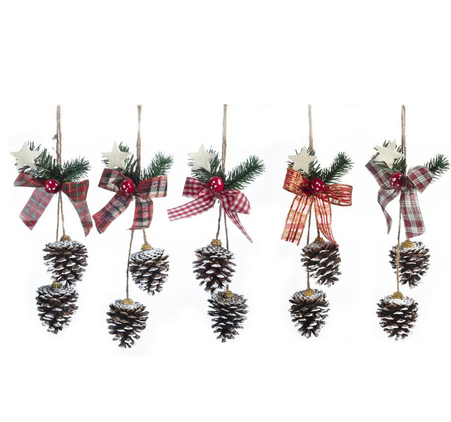 SUSPENSION POMMES DE PIN AVEC