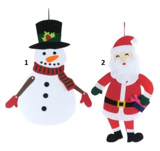 PERE NOEL OU BONHOMME DE NEIGE