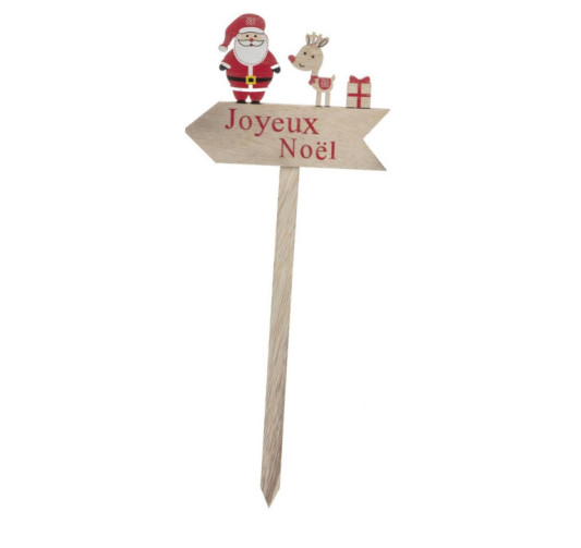 FLECHE BOIS JOYEUX NOEL