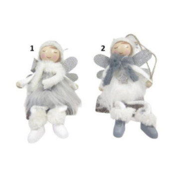 FILLETTE ANGE EFFET FOURRURE