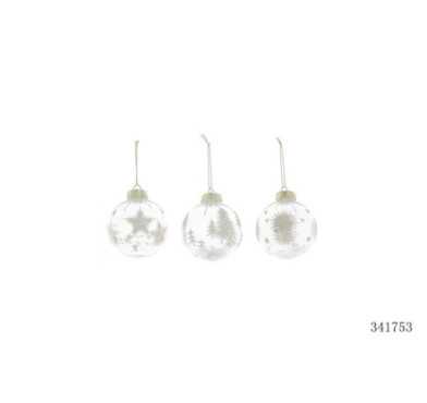 BOULE TRANSPARENTE GARNIE