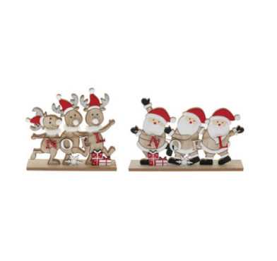 PERSONNAGE DE NOEL EN BOIS A