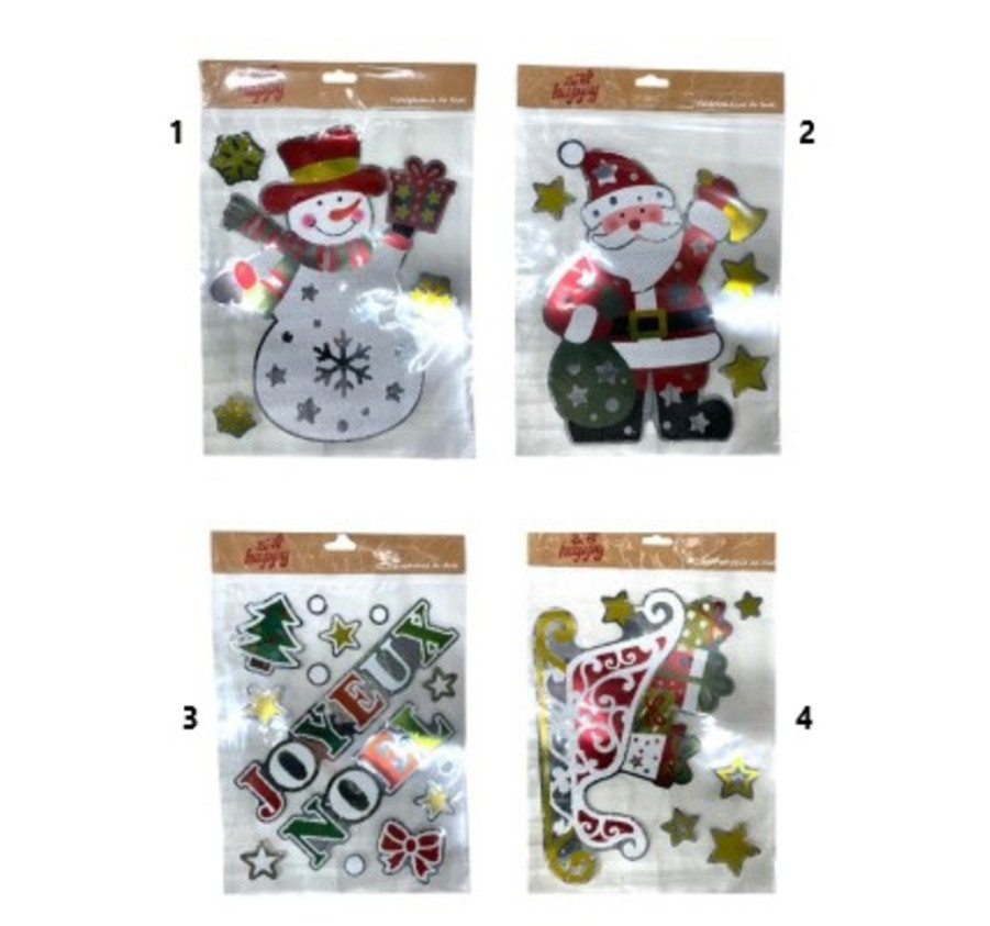 STICKERS 4ASS 24X30CM COLORES