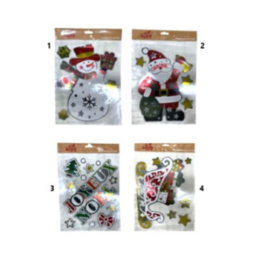 STICKERS 4ASS 24X30CM COLORES