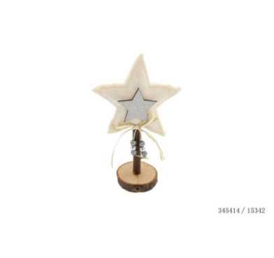 ETOILE BLANCHE ET ARGENTE SUR