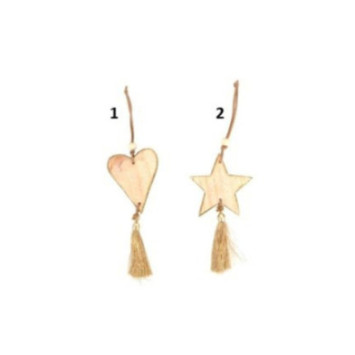 FORME EN BOIS AVEC POMPON