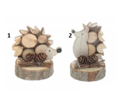 HERISSON EN BOIS SUR RONDIN