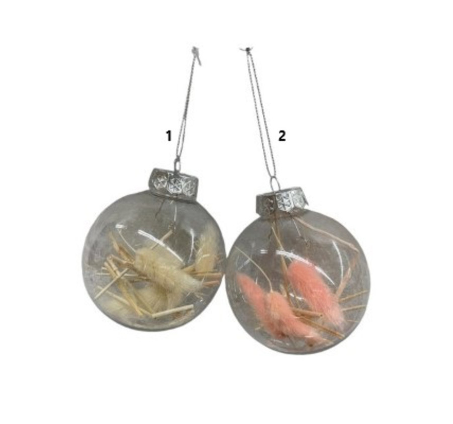 BOULE FLEURS NATUREL